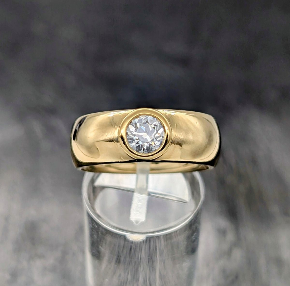 Damen Solitär Brillant Ring 0,75ct (Gr.56) Gelbgold 585/14K 16,90Gramm #1111