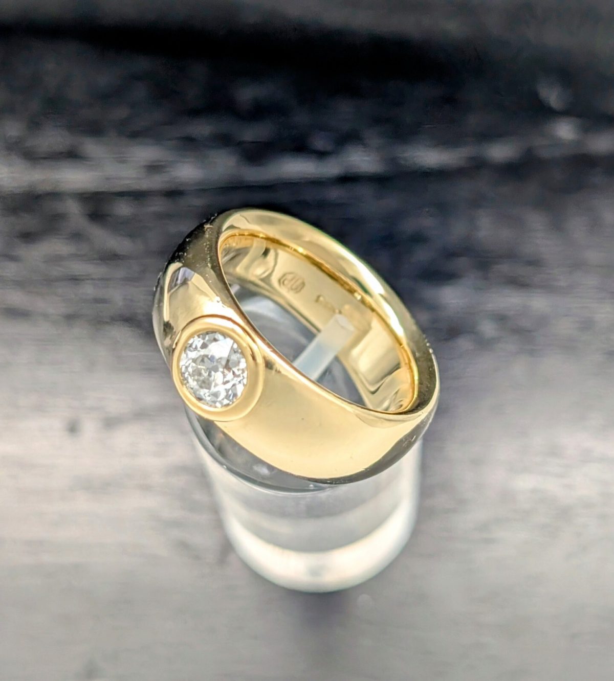 Damen Solitär Brillant Ring 0,75ct (Gr.56) Gelbgold 585/14K 16,90Gramm #1111