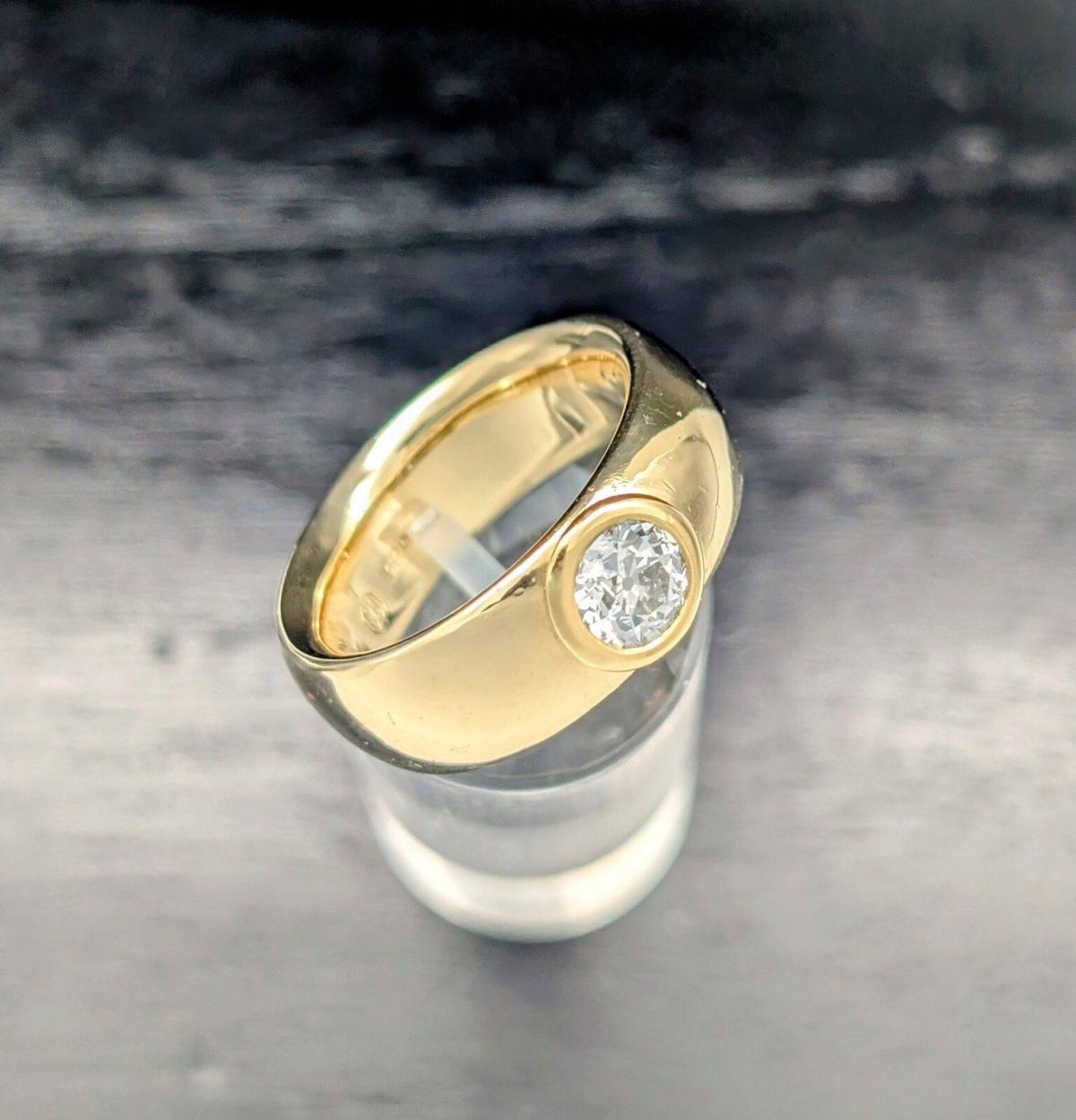 Damen Solitär Brillant Ring 0,75ct (Gr.56) Gelbgold 585/14K 16,90Gramm #1111