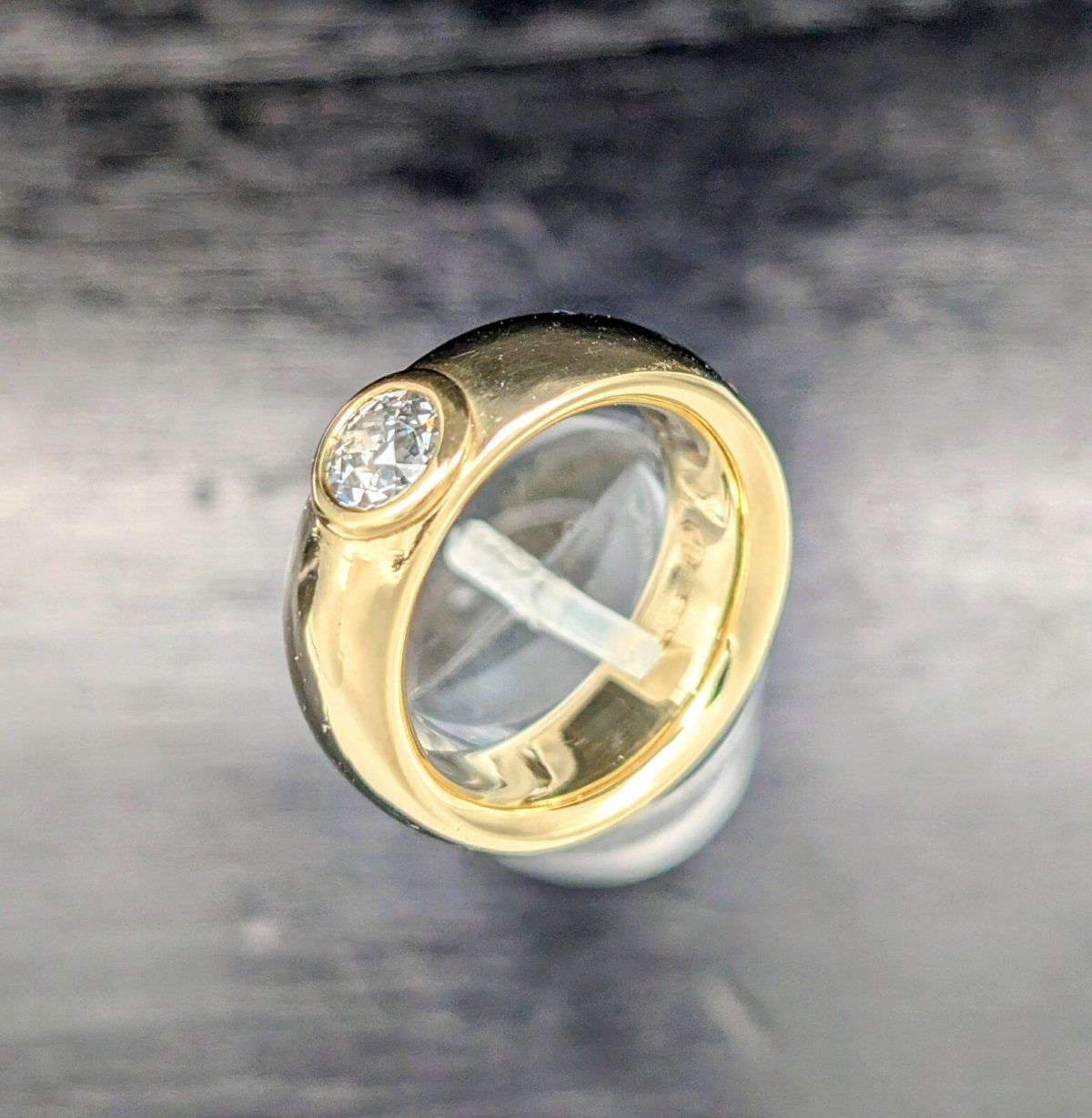 Damen Solitär Brillant Ring 0,75ct (Gr.56) Gelbgold 585/14K 16,90Gramm #1111