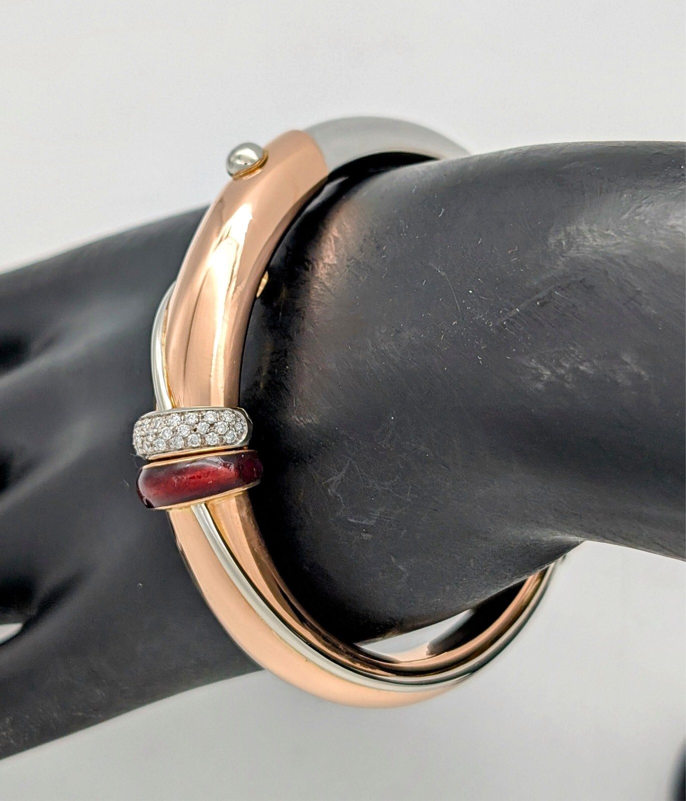 La Nouvelle Bague Firenze Brillanten Armreifen 750/18K Gold 16cm 39,70Gr. #1033