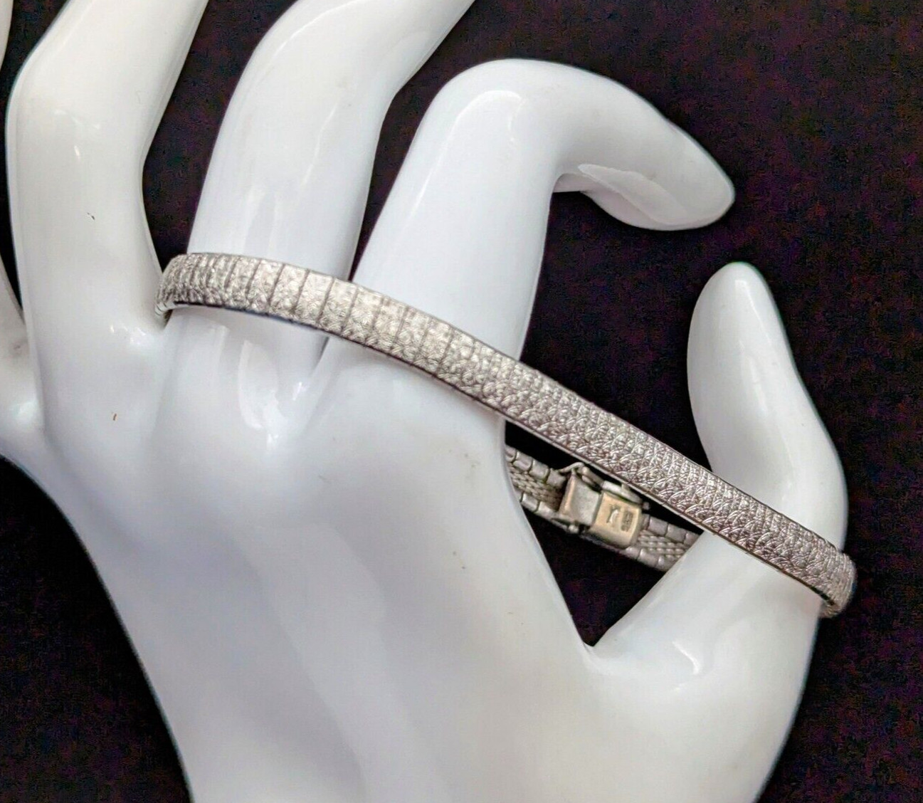 Damen Armband 835 Sterling Silber Kette Silver 19,50cm 11,10Gramm #310