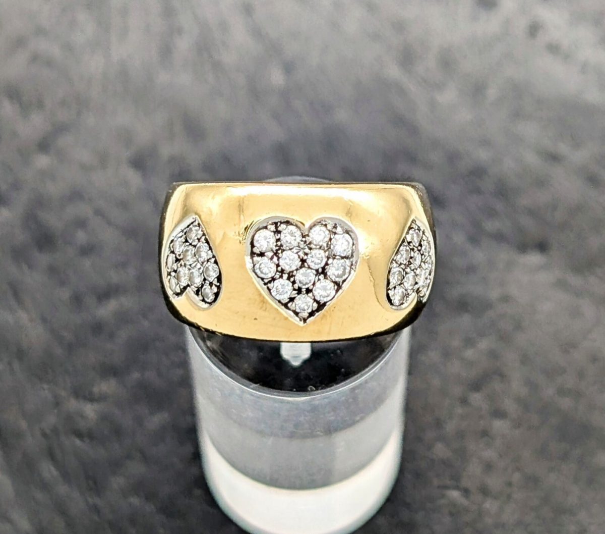 Wempe Herz Damen Solitär Brillant Ring 0,64ct (Gr.55) Gold 750/18K 12Gr. #1107