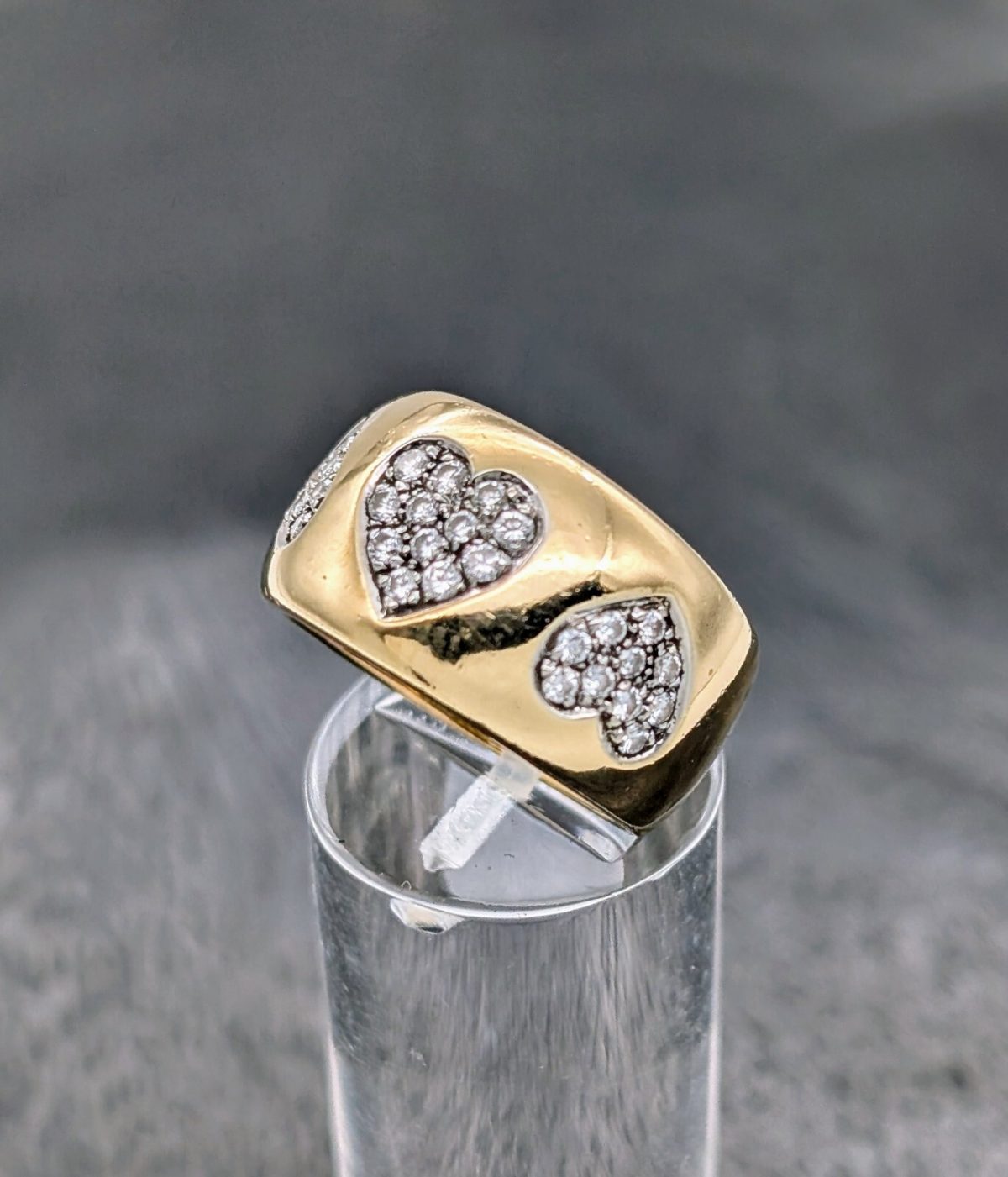 Wempe Herz Damen Solitär Brillant Ring 0,64ct (Gr.55) Gold 750/18K 12Gr. #1107