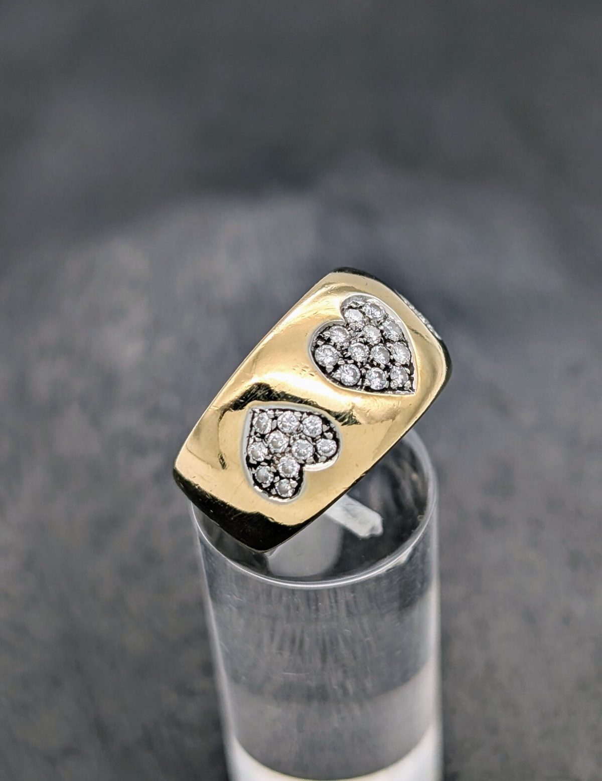 Wempe Herz Damen Solitär Brillant Ring 0,64ct (Gr.55) Gold 750/18K 12Gr. #1107