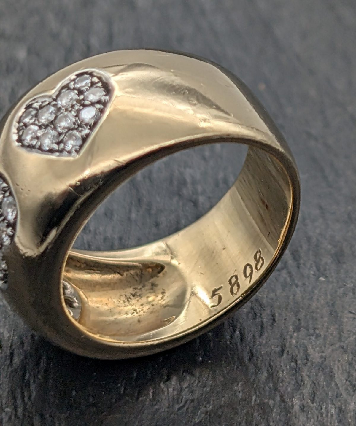 Wempe Herz Damen Solitär Brillant Ring 0,64ct (Gr.55) Gold 750/18K 12Gr. #1107