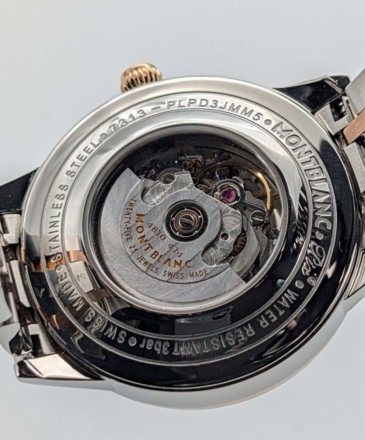 Montblanc Boheme Automatikuhr Weiß Dial Rose Gold 18K Ladies Uhr Ø30mm #274