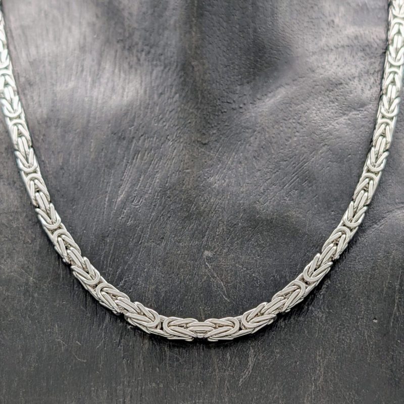 Königskette 925 Sterling Silber Halskette Kette Silver 56cm 71,90Gr. #1221