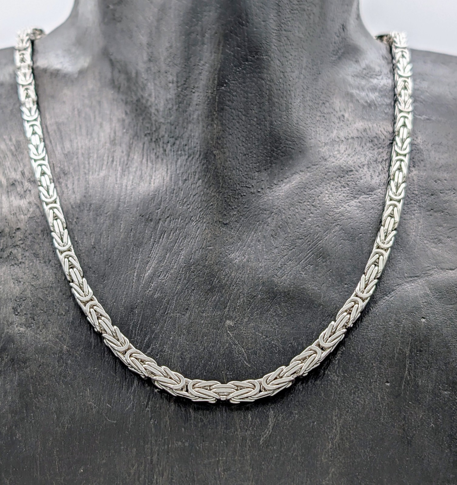 Königskette 925 Sterling Silber Halskette Kette Silver 56cm 71,90Gr. #1221