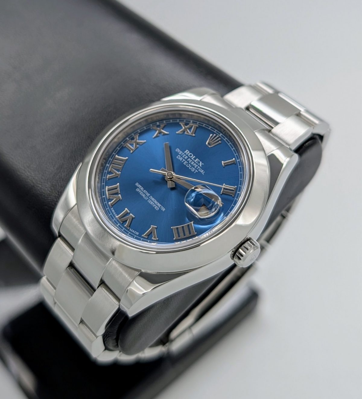 Rolex Datejust II 116300 Uhr Ø41mm Herrenuhr Blue Dial Fullset BJ2015 #1209