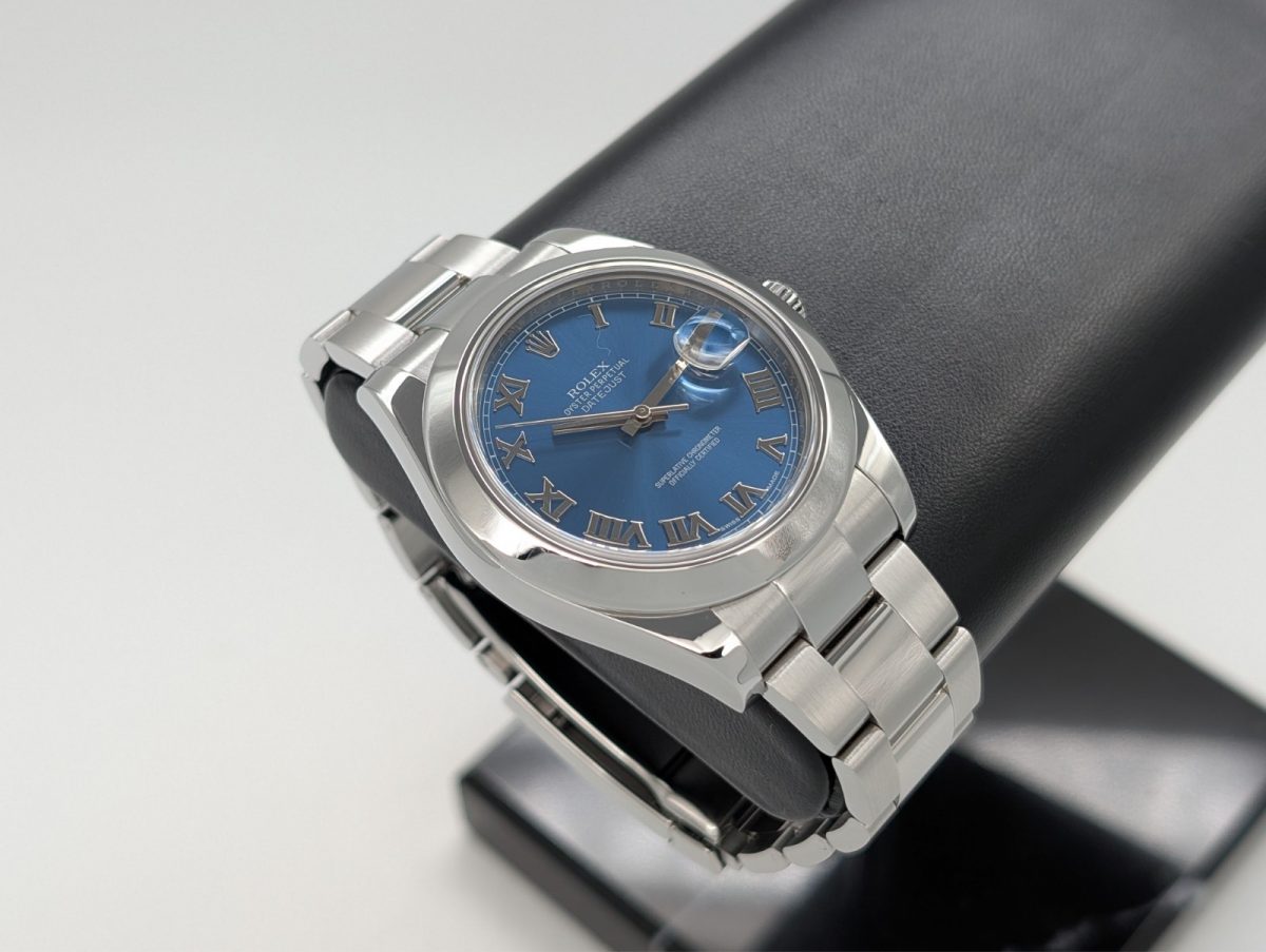Rolex Datejust II 116300 Uhr Ø41mm Herrenuhr Blue Dial Fullset BJ2015 #1209