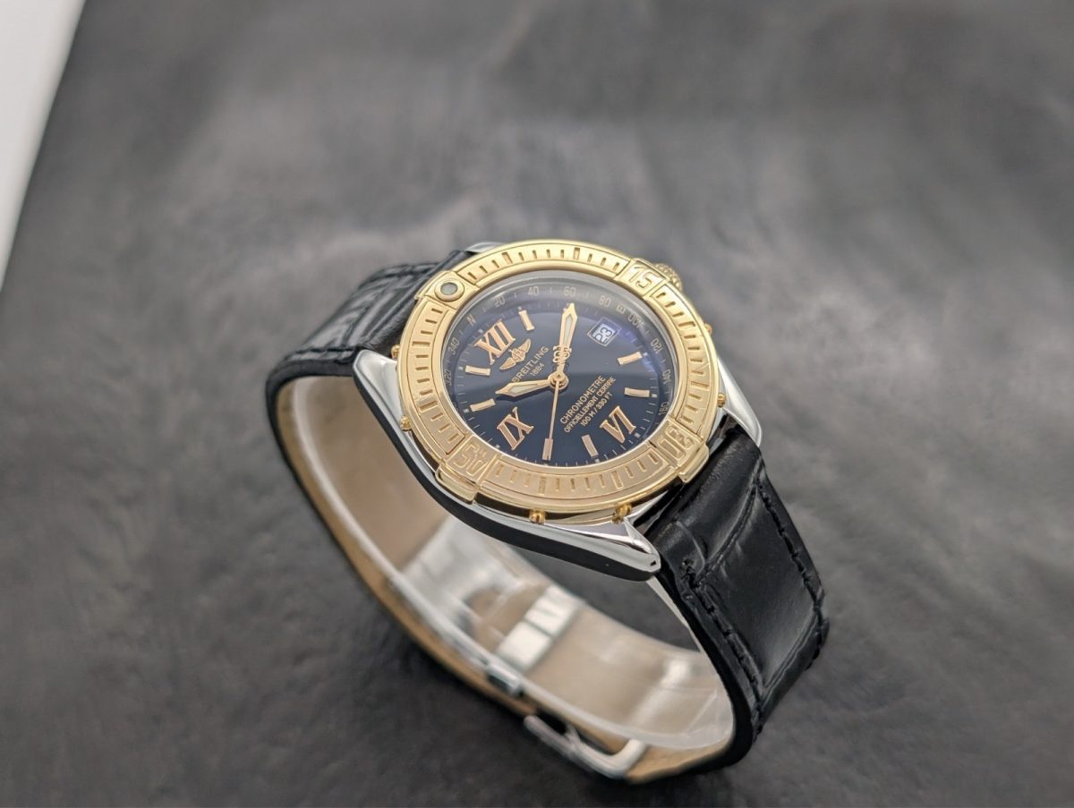 Breitling B-Class D71365 Quarz Uhr Ø31mm Damenuhr Stahl-Gold 18K #1156