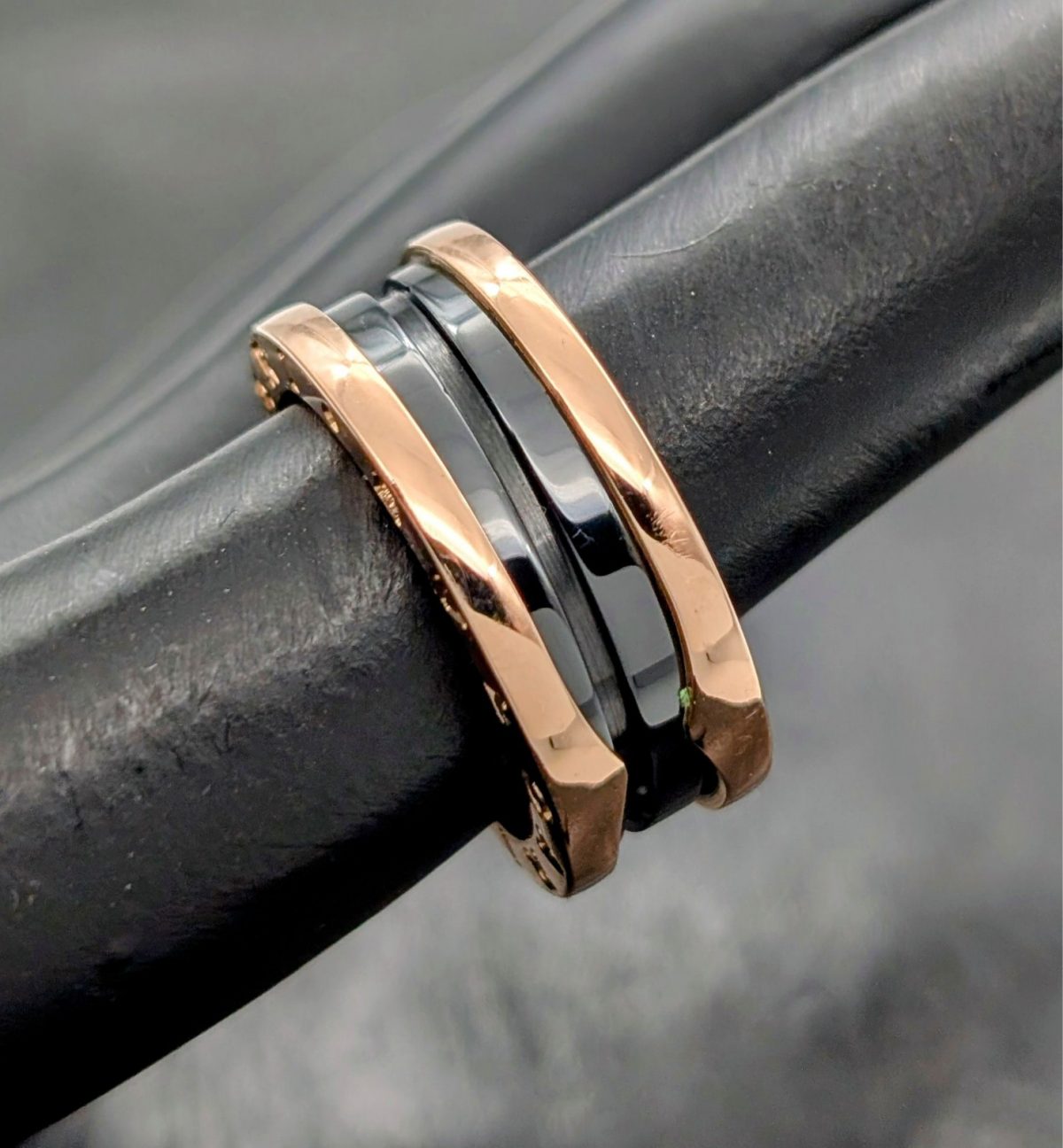 Bulgari BVLGARI B.ZERO1 2-Band Ring 750/18K Rosegold Gr.54 Damenring #1266
