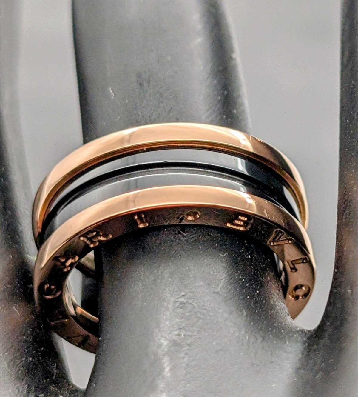 Bulgari BVLGARI B.ZERO1 2-Band Ring 750/18K Rosegold Gr.54 Damenring #1266