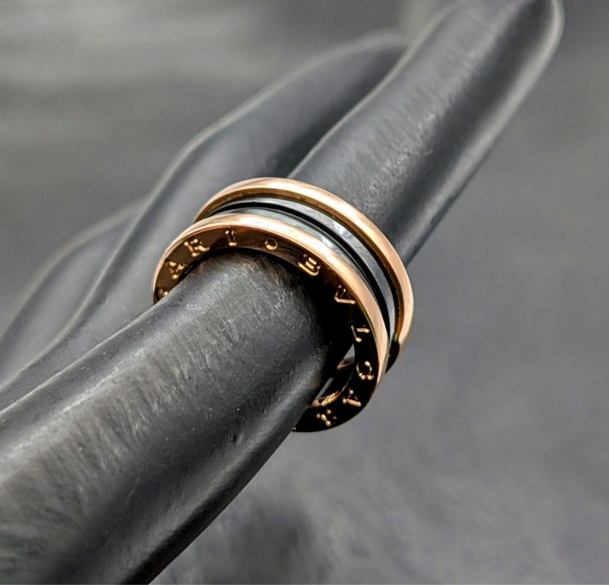 Bulgari BVLGARI B.ZERO1 2-Band Ring 750/18K Rosegold Gr.54 Damenring #1266