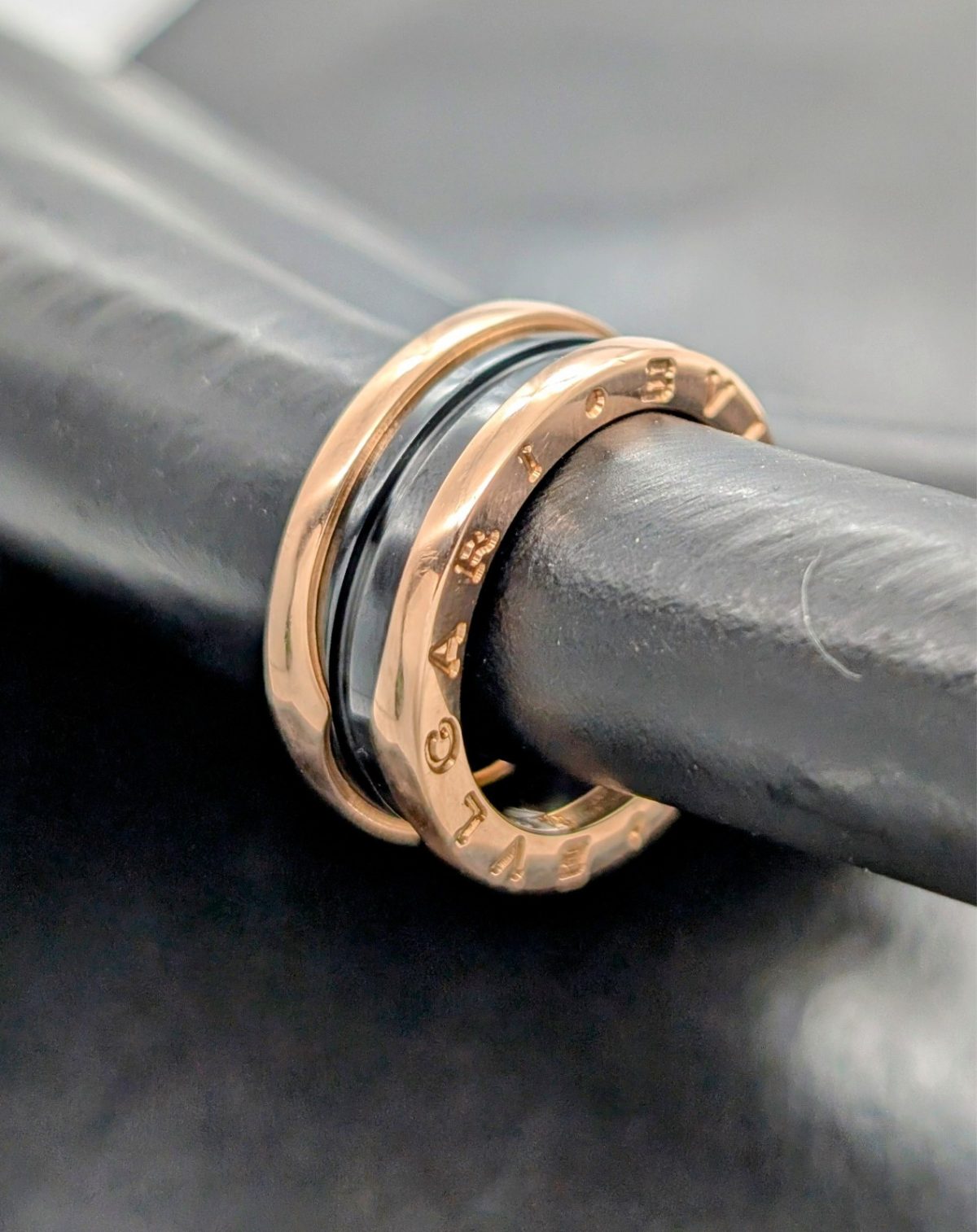 Bulgari BVLGARI B.ZERO1 2-Band Ring 750/18K Rosegold Gr.54 Damenring #1266