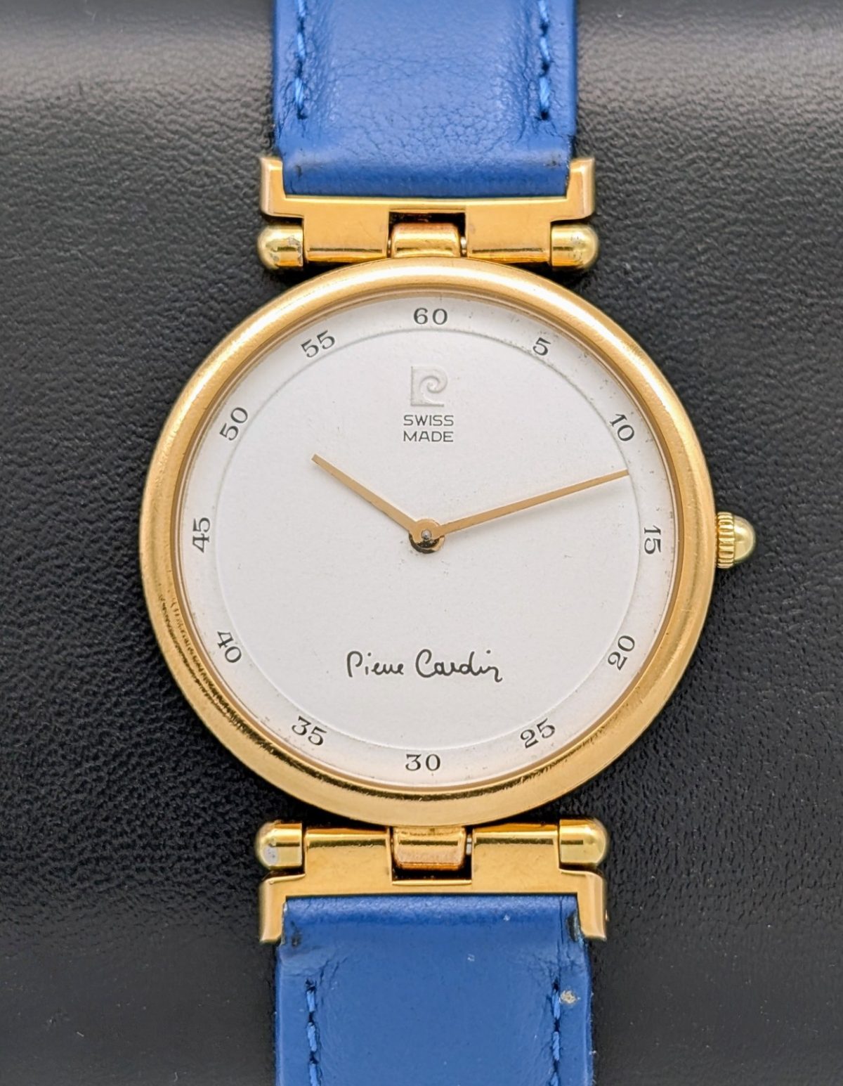 Pierre Cardin Chromachron, vergoldet GA-MRO Damenuhr Ø30mm #1243