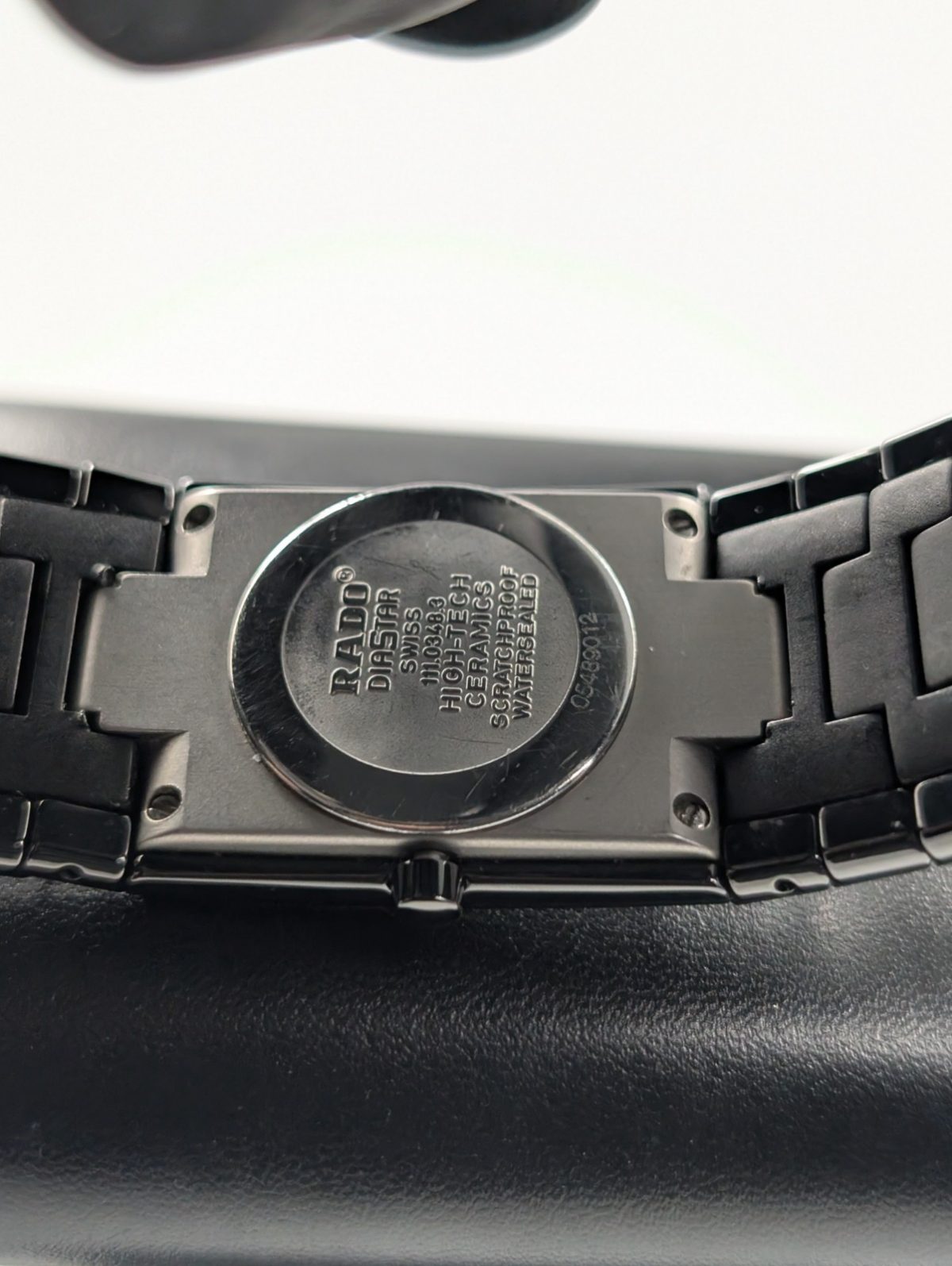 Rado Diastar 111.0348.3 Diamant Dial High-Tech Ceramics Uhr Armbanduhr #1241