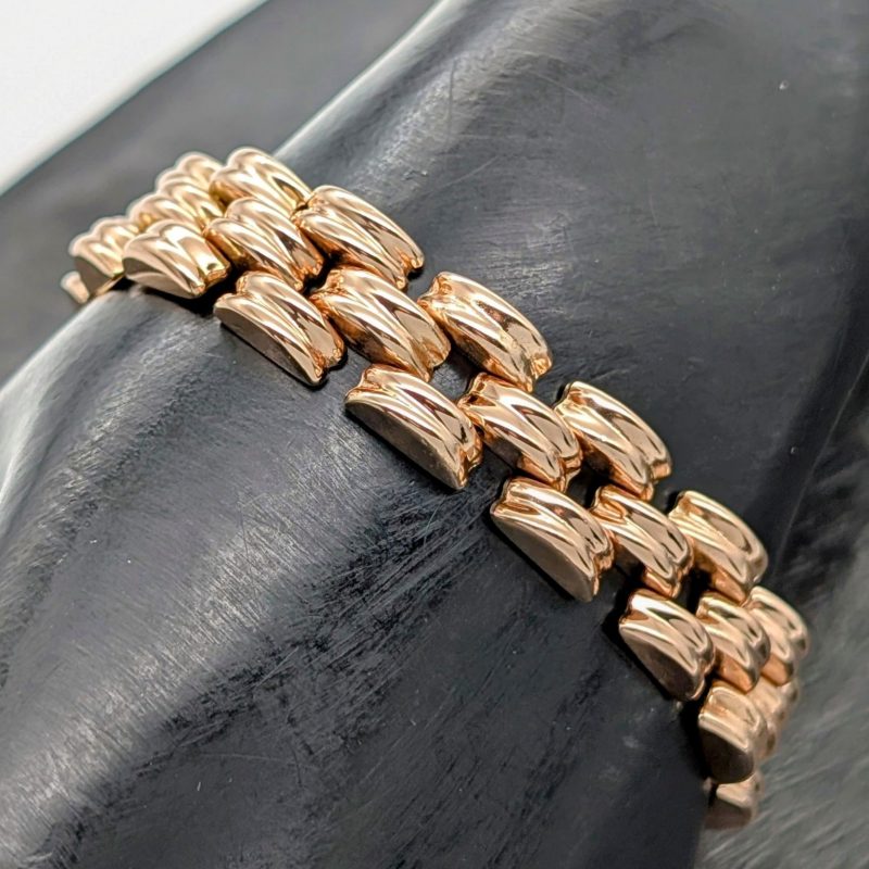 583/14K Rosegold Armband 16 cm - 22,70 g - Jubilee President-Style Band #1303