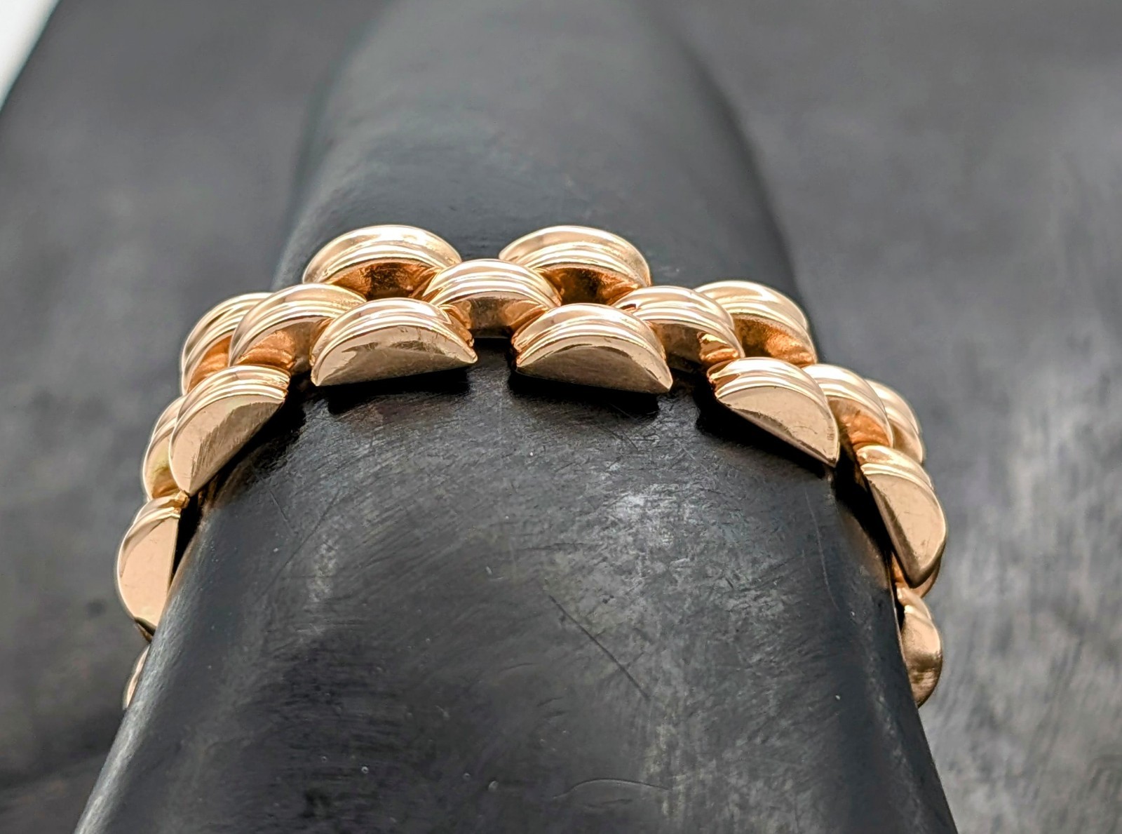 583/14K Rosegold Armband 16 cm - 22,70 g - Jubilee President-Style Band #1303