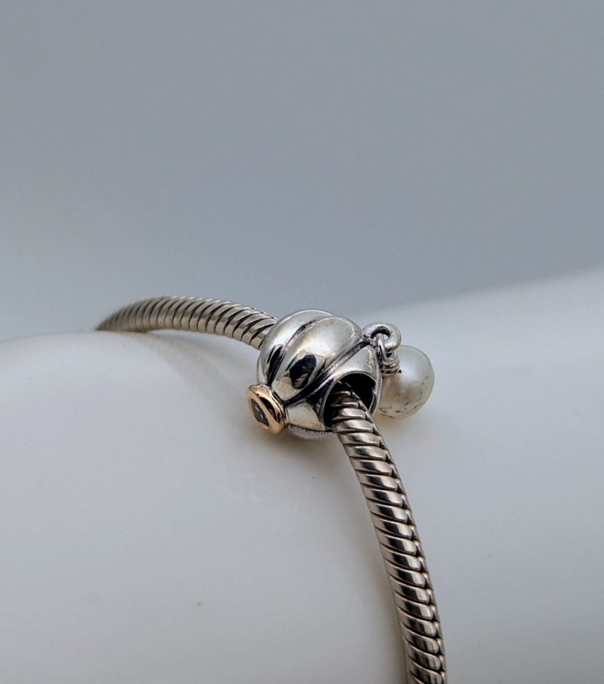 Pandora Charm Armband 925 ALE-14k Gold für Pandora Armbänder #442