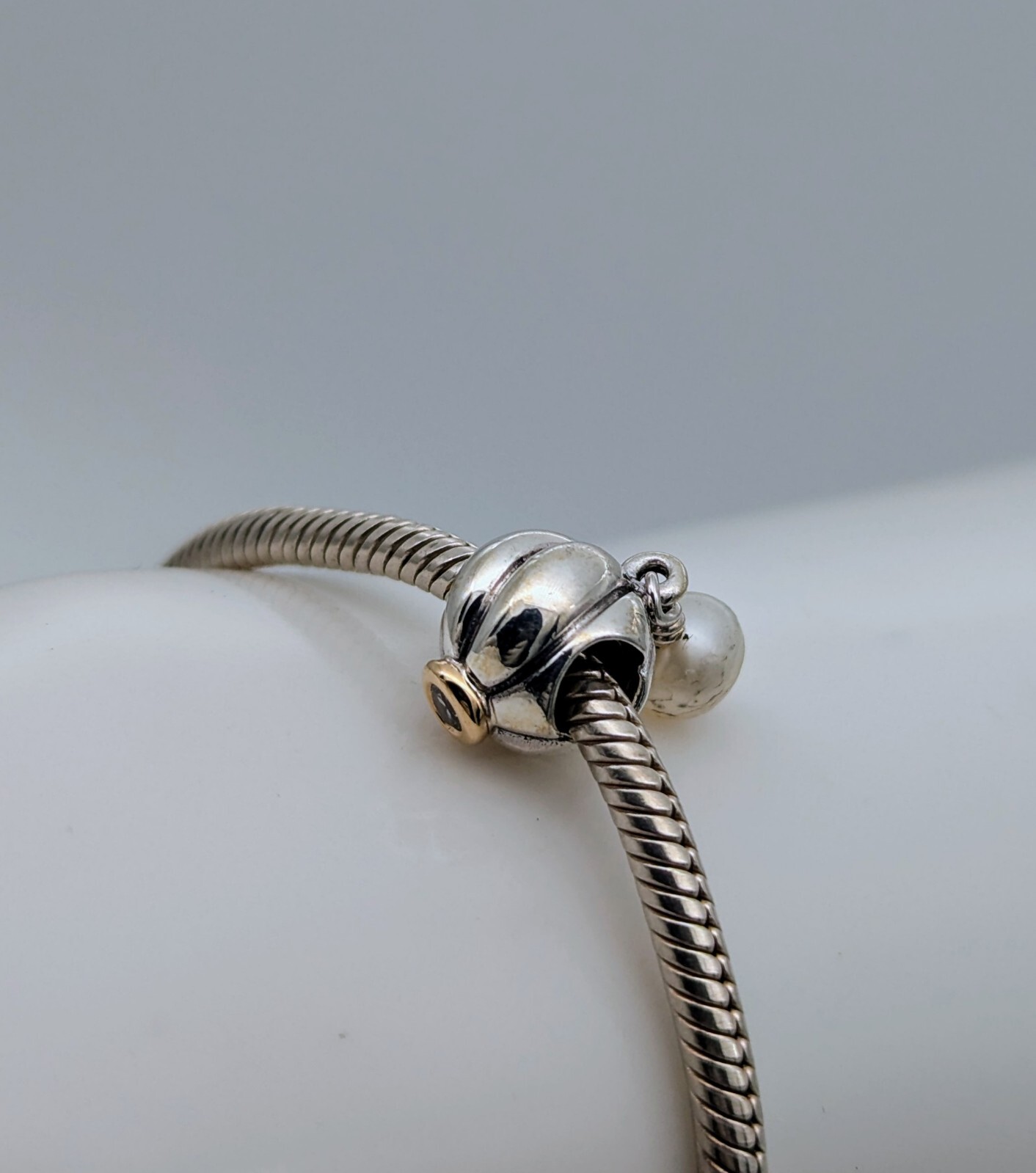 Pandora Charm Armband 925 ALE-14k Gold für Pandora Armbänder #442
