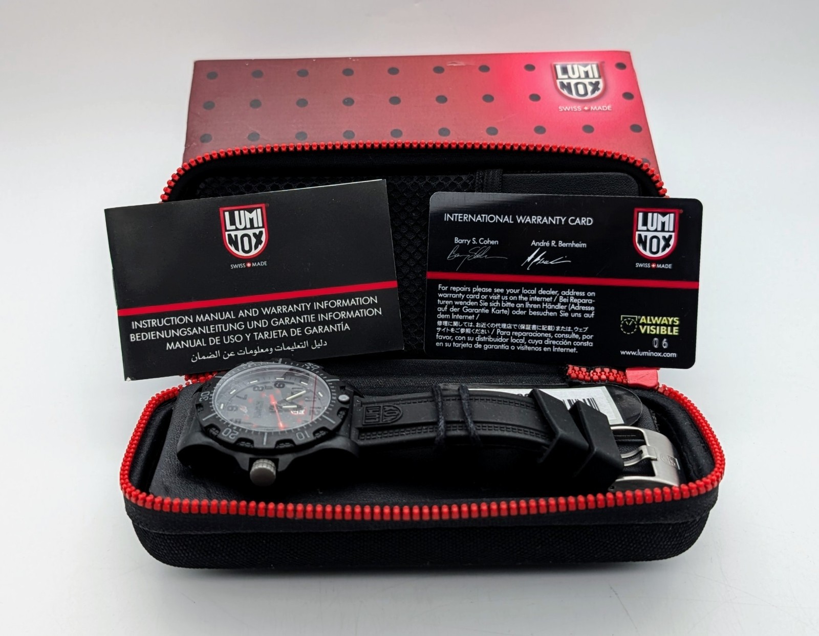Luminox Black OPS PC Carbon Uhr Ø45mm Kautschuk - LU8800 #1326