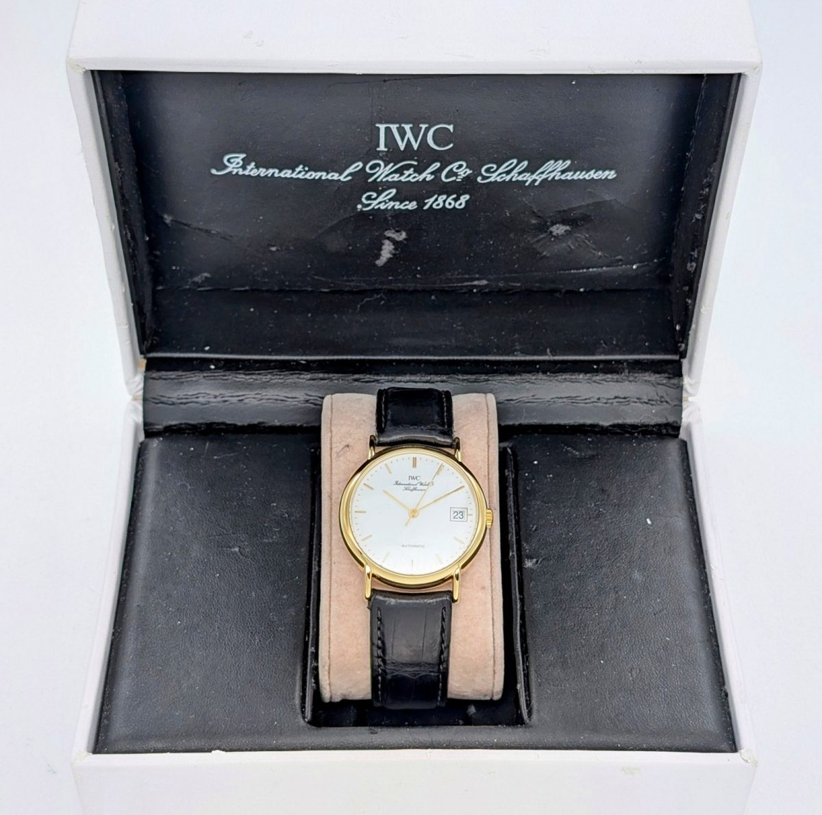 IWC Portofino Automatic IW351301 Ø34mm White Dial Uhr Fullset #1324