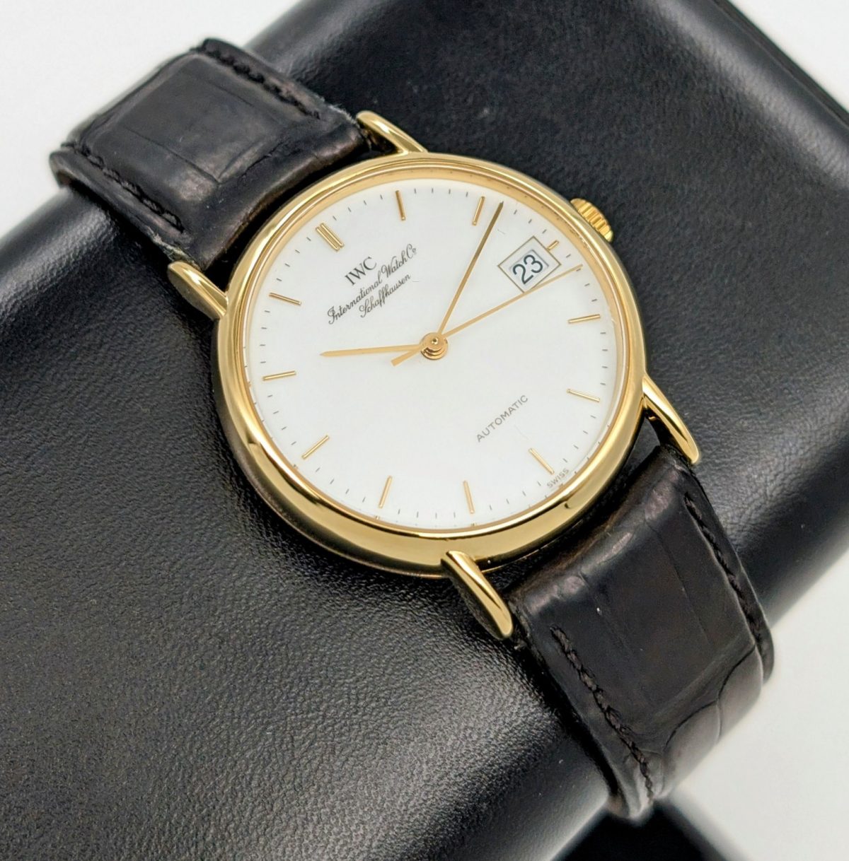 IWC Portofino Automatic IW351301 Ø34mm White Dial Uhr Fullset #1324