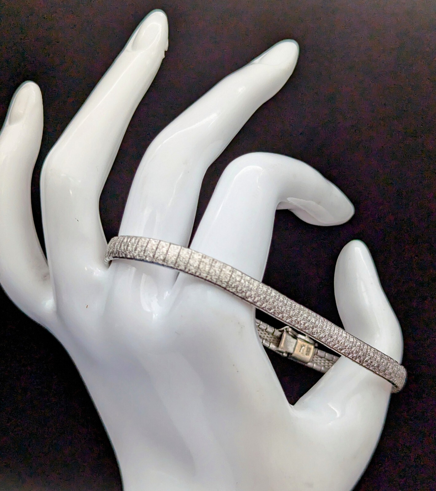 Damenarmband 835 Sterling Silber Armband Kette Silver 19,50cm 11Gramm #324