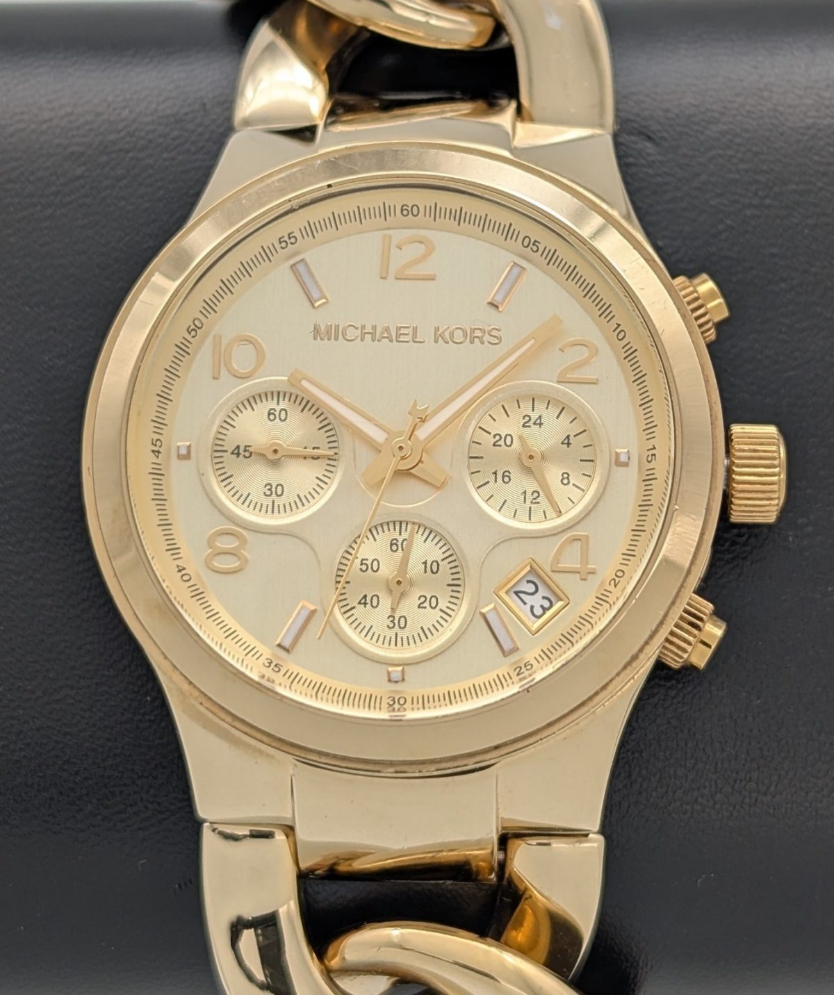 Michael Kors MK3131 Chronograph RUNWAY Quarz Damenuhr Ø38mm Uhr #1280