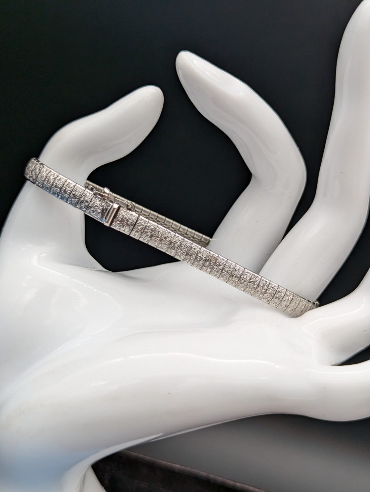 Damenarmband 835 Sterling Silber Armband Kette Silver 19,50cm 11Gramm #324