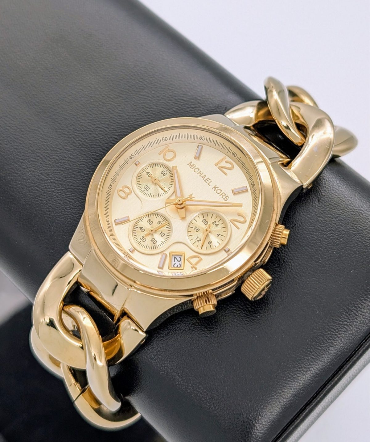 Michael Kors MK3131 Chronograph RUNWAY Quarz Damenuhr Ø38mm Uhr #1280