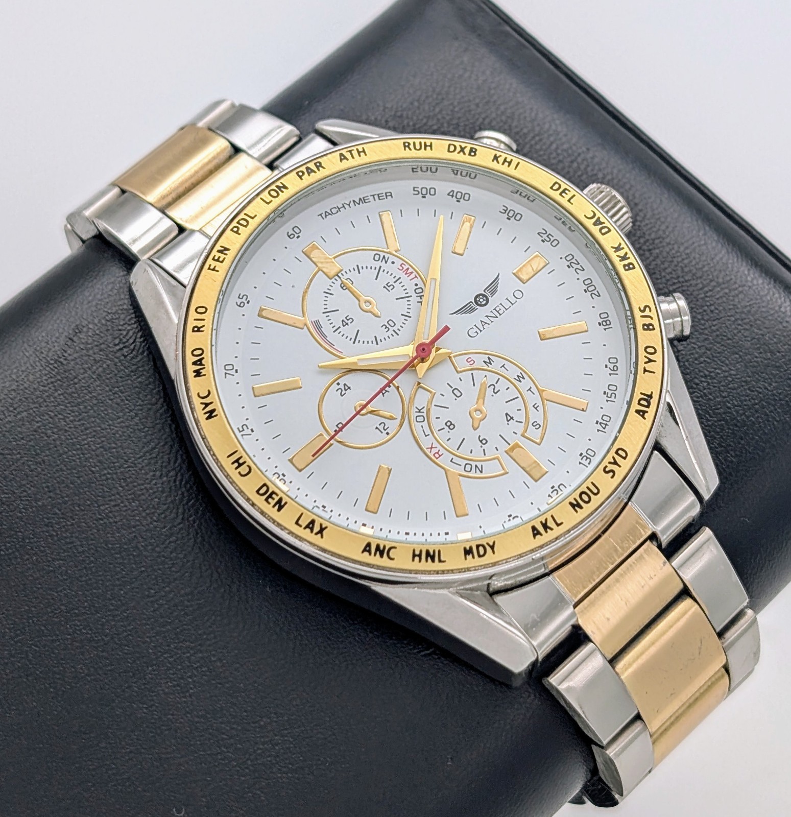 Gianello GNL7911TT White Dial Chronograph Ø42mm Uhr #1271