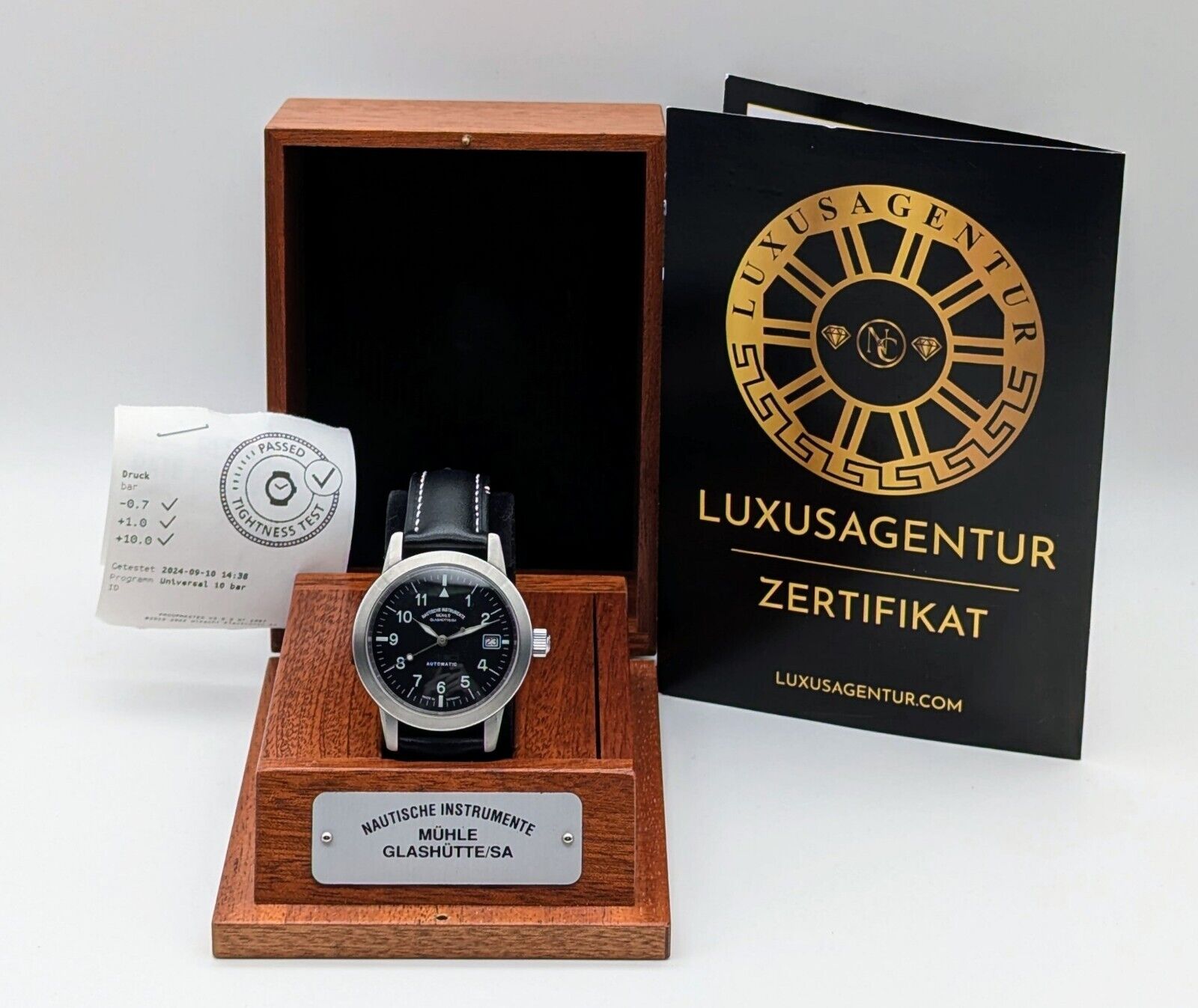 Mühle Glashütte M12 Sports M12610 Automatik Armbanduhr 38mm Uhr #29