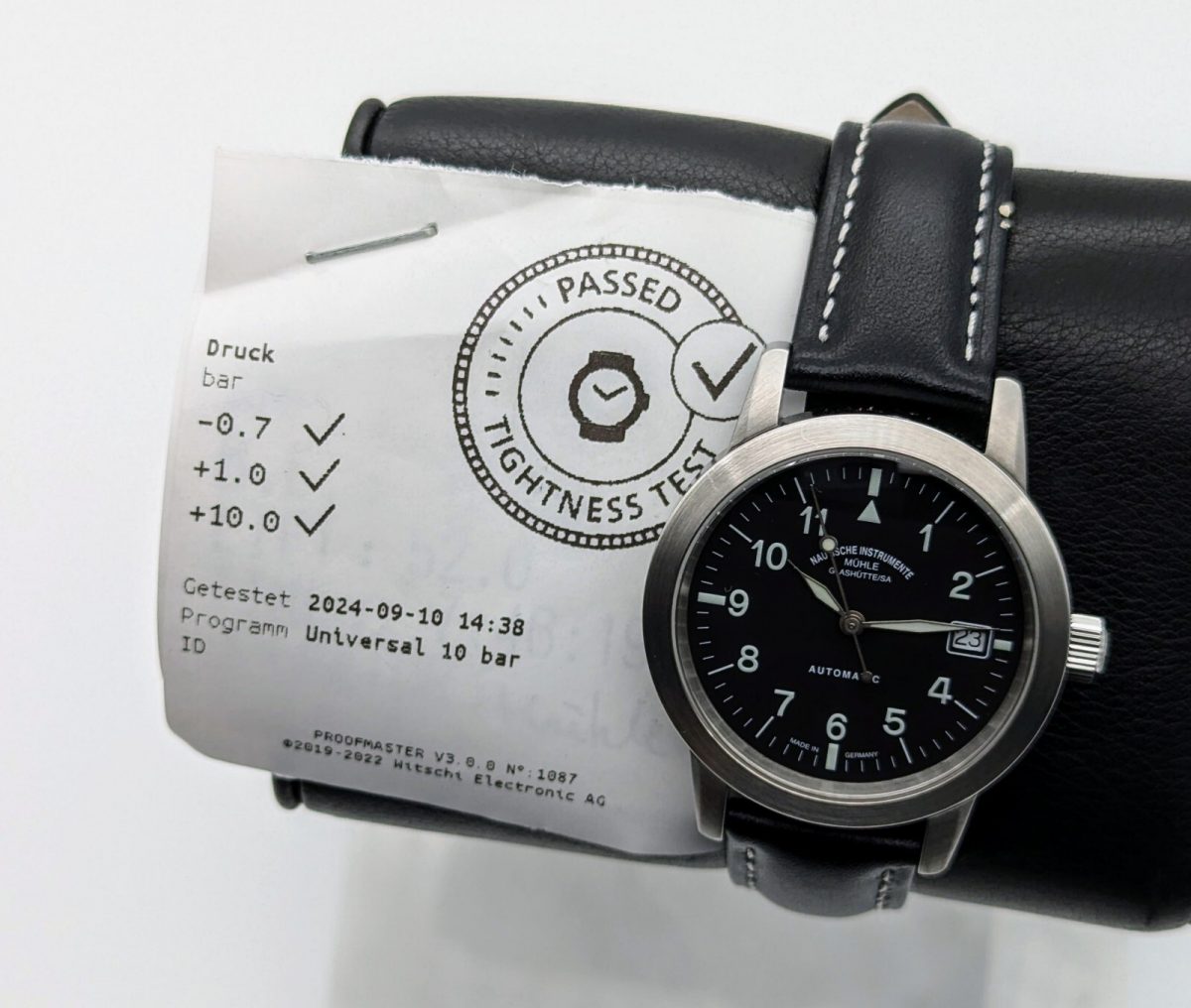 Mühle Glashütte M12 Sports M12610 Automatik Armbanduhr 38mm Uhr #29