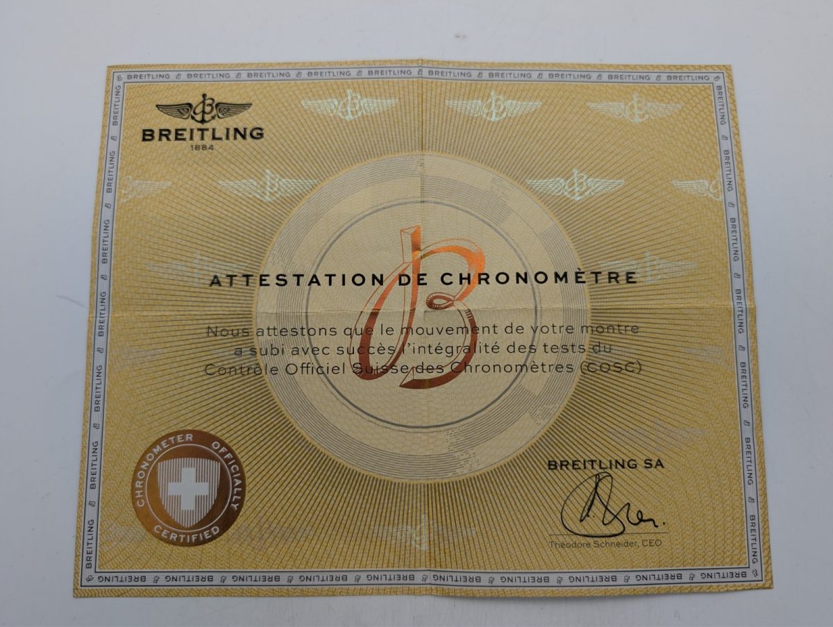 Breitling Chronomat 41 Airborne AB01442J Ø41mm Chronograph Automatik Uhr #1402
