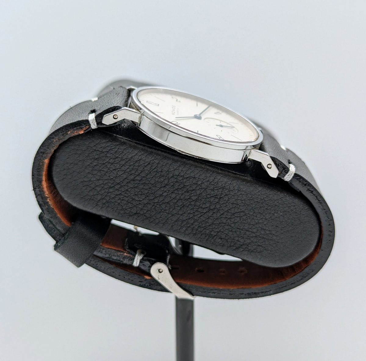 NOMOS Tangente 101 Armbanduhr 35mm Glashütte Edelstahl Handaufzug Uhr #23