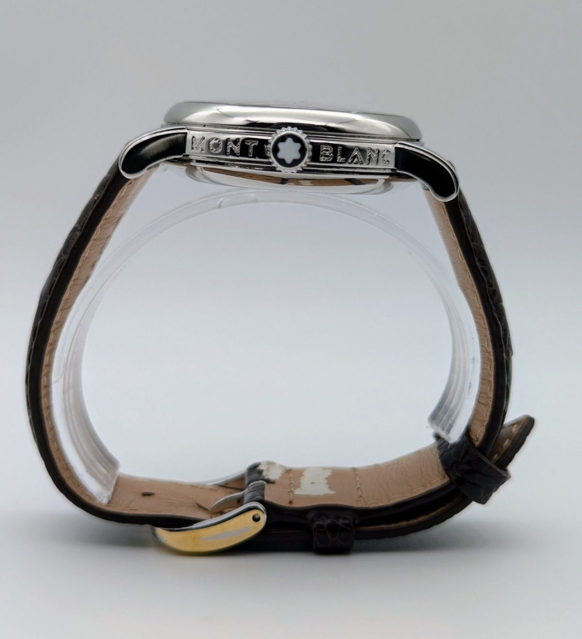 Montblanc 7019 Pix Meisterstück Stahl Automatik Armbanduhr 36mm Uhr #41