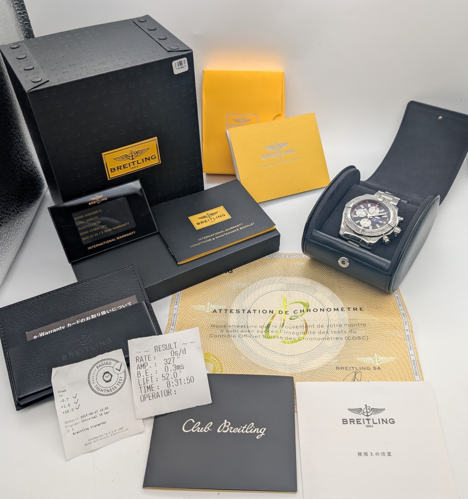 Breitling Super Avenger II A13371 Automatik | Ø48mm Uhr | Diamond Bezel #1354