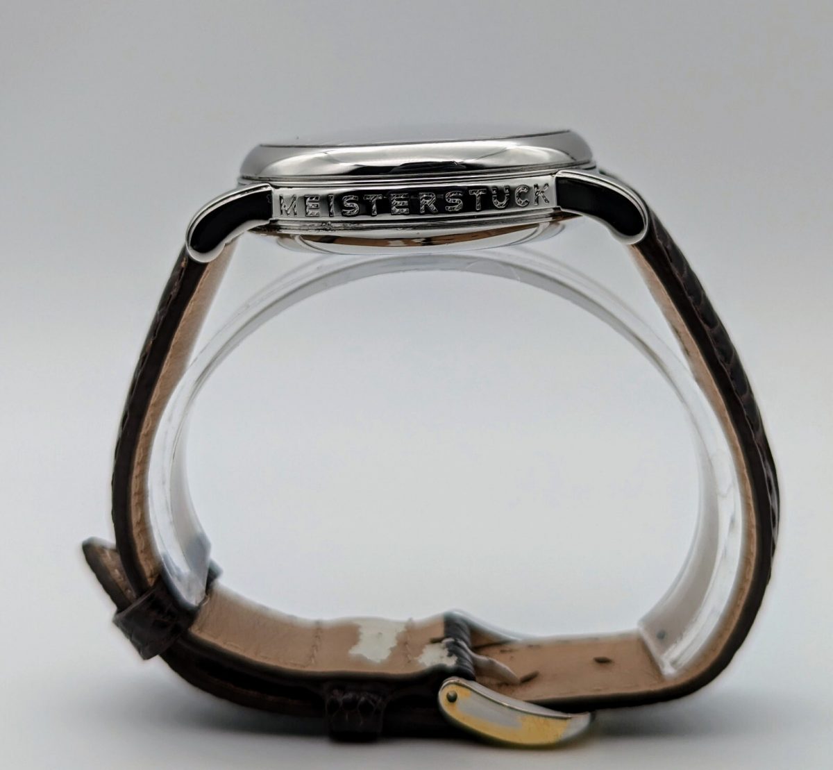 Montblanc 7019 Pix Meisterstück Stahl Automatik Armbanduhr 36mm Uhr #41