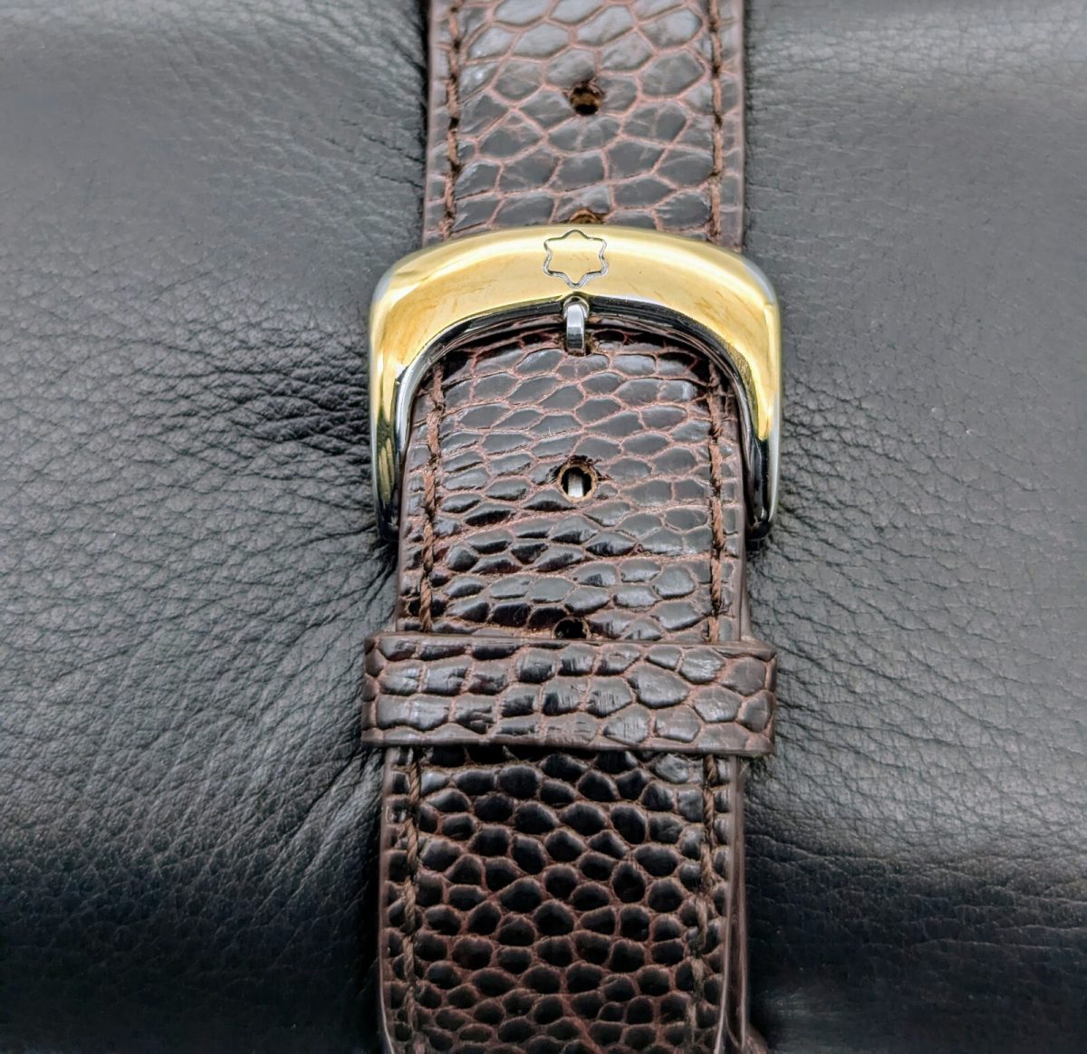 Montblanc 7019 Pix Meisterstück Stahl Automatik Armbanduhr 36mm Uhr #41