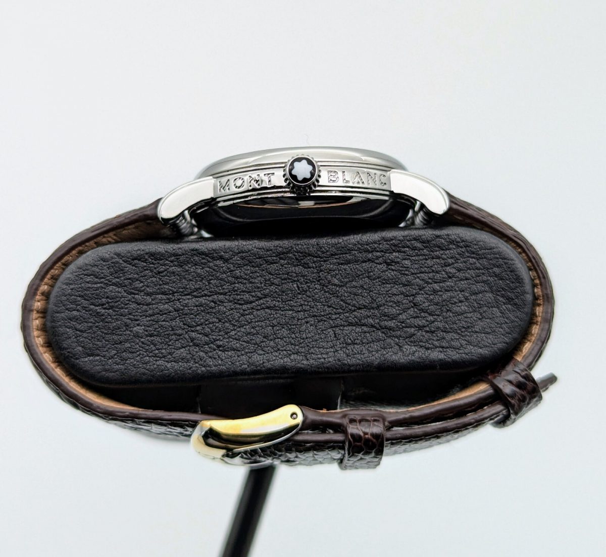 Montblanc 7019 Pix Meisterstück Stahl Automatik Armbanduhr 36mm Uhr #41