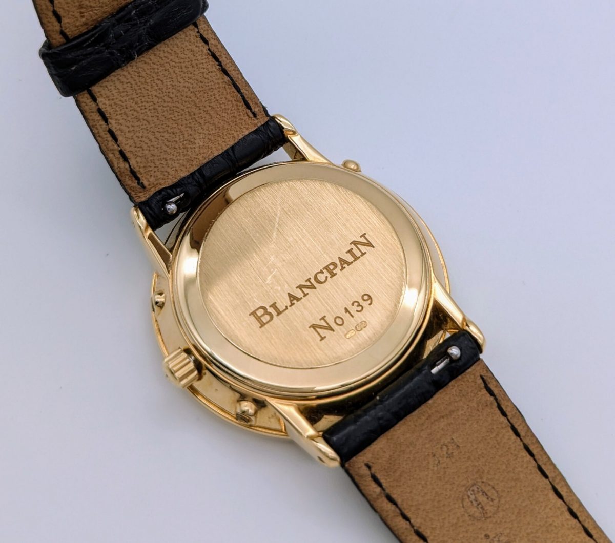 Blancpain Complete Calendar 18K Armbanduhr 34mm Automatik Uhr #13