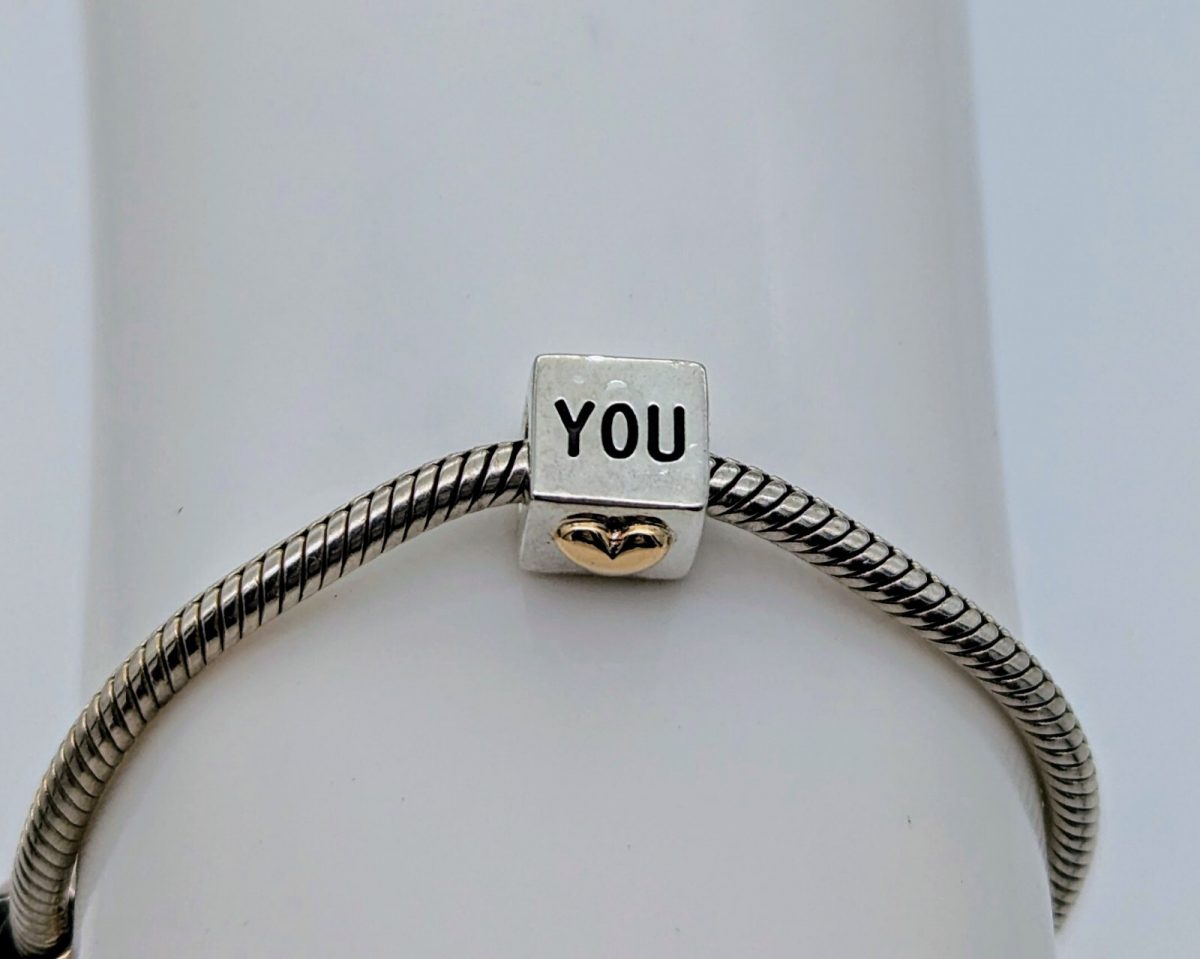 Pandora Love You Charm Armband 925 ALE-14k Gold für Pandora Armbänder #441