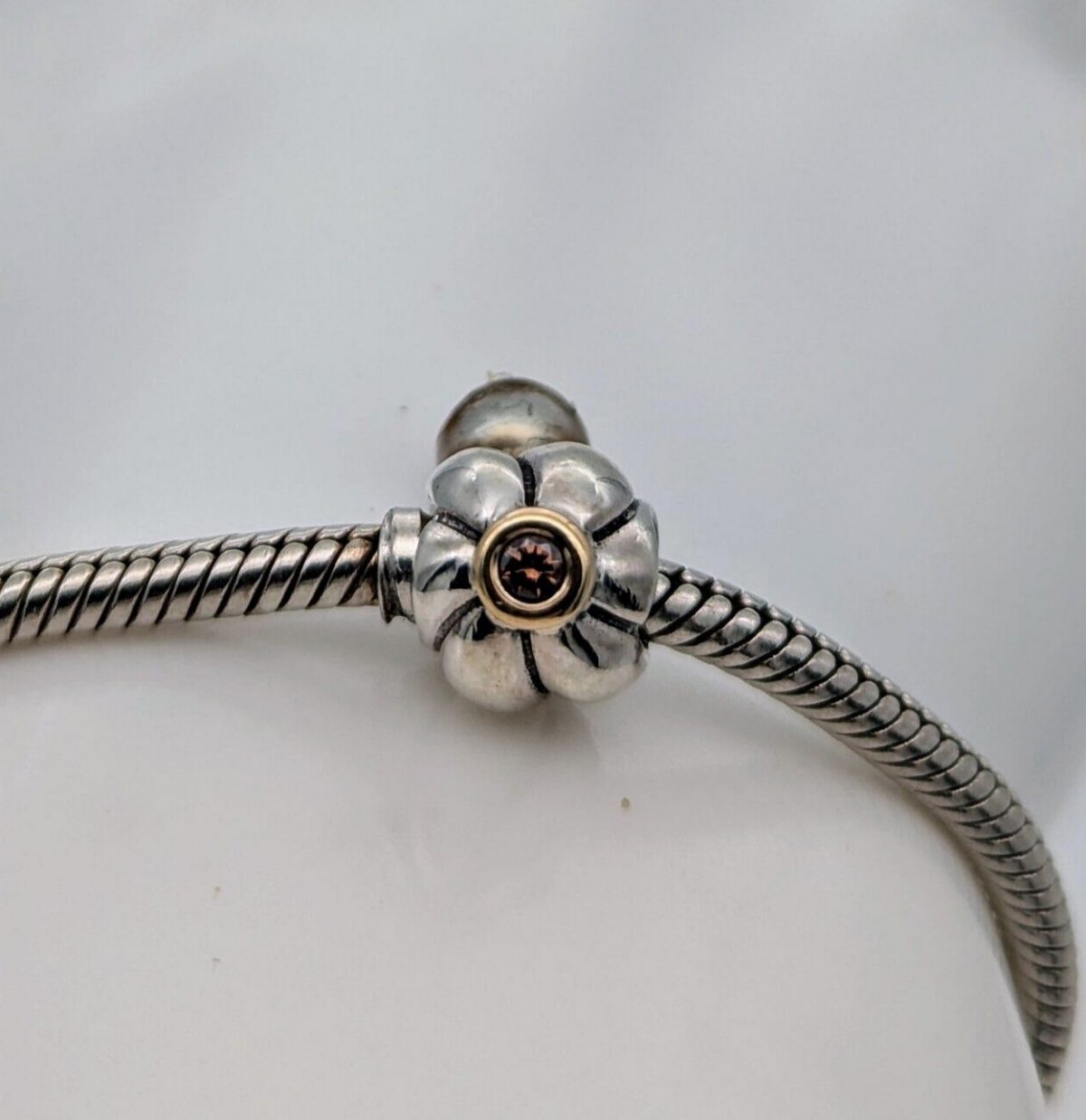 Pandora Charm Armband 925 ALE-14k Gold für Pandora Armbänder #443
