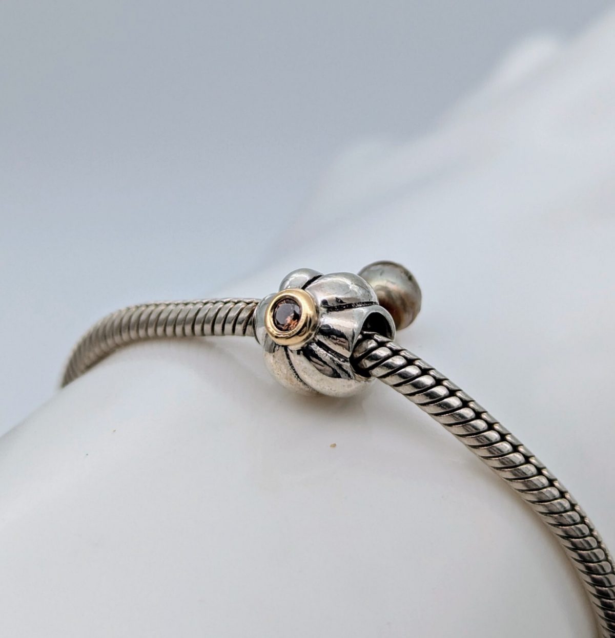 Pandora Charm Armband 925 ALE-14k Gold für Pandora Armbänder #443