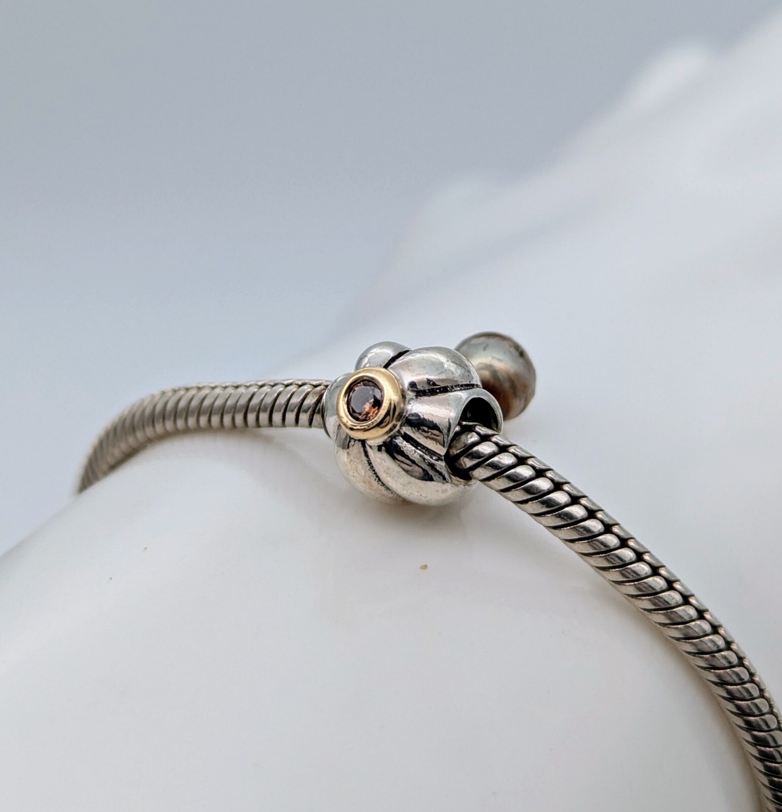 Pandora Charm Armband 925 ALE-14k Gold für Pandora Armbänder #443
