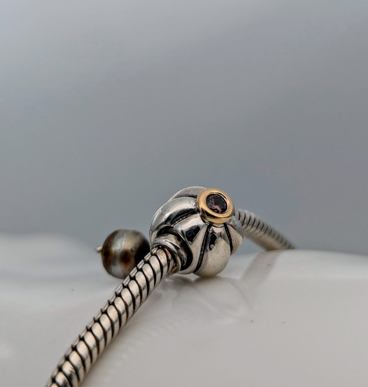 Pandora Charm Armband 925 ALE-14k Gold für Pandora Armbänder #443