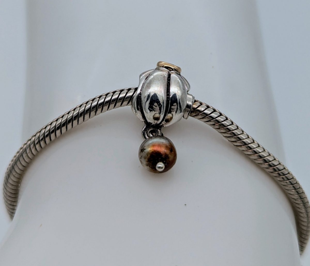 Pandora Charm Armband 925 ALE-14k Gold für Pandora Armbänder #443